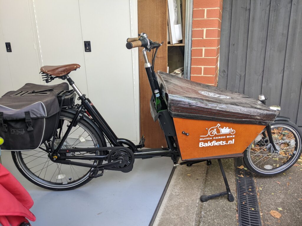 modded blinged dutch cargo bike