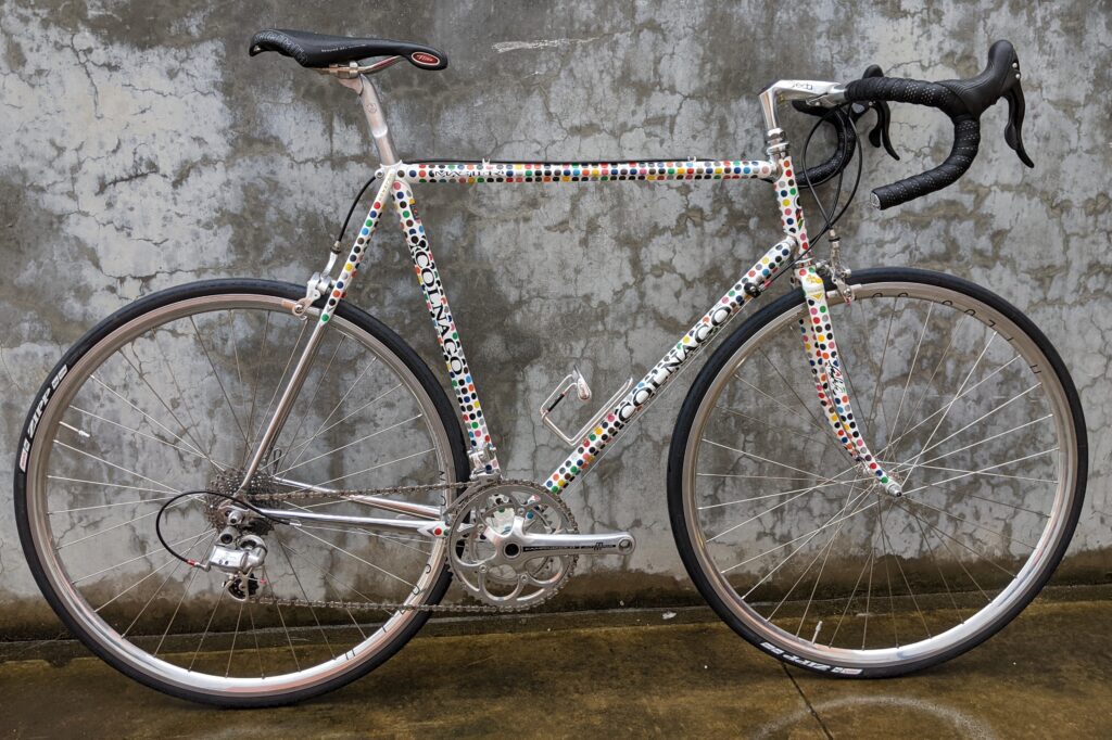 Mid ‘80’s Colnago Master Columbus Gilco covered in polka dots