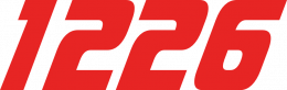Red 1226 Bikes logo on a white background